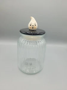 Johanna Parker Halloween Glas Gläser Kanister Retro Vintage Geist RAR *gechipt* - Bild 1 von 5