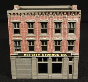 All City Storage DPM Moore Catalog Built and Painted Structure HO Scale 1:87 - Picture 1 of 9
