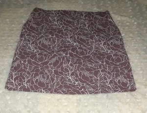 Duluth Trading mauve purple floral pencil skirt  Outdoors womens size medium - Picture 1 of 6