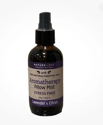 NATURE LOVE Aromatherapy Pillow Spray Mist SWEET DREAMS LAVENDER & VANILLA 4oz - Image 1 of 2