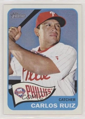 2014 Topps Heritage Carlos Ruiz #16 - Image 1 of 2