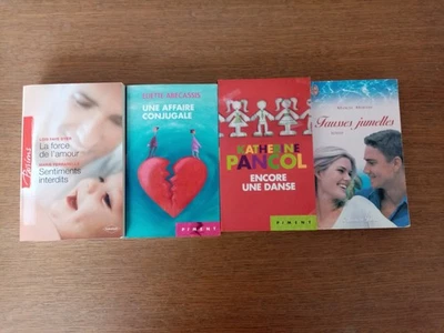 LOT DE 5 ROMANS 4  LIVRES HARLEQUIN PASSION  ROMANS D AMOUR COLLECTION  PIMENT - Photo 1/3