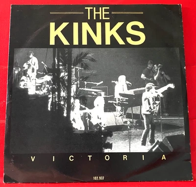 The Kinks Victoria Live 7" PC DUTCH ORIG 1981 Arista 102.937 bw Low Budget VINYL - Image 1 of 4