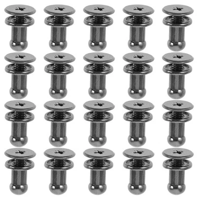  20 pezzi di rivetti punk borchie rivetto in metallo freddo per borse da cintura - Immagine 1 di 4