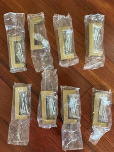 Quadratisch Gebürstet Champagner Gold Schrankgriffe Ziehen 8 Küche Bad 3,5 Zoll - Bild 1 von 3