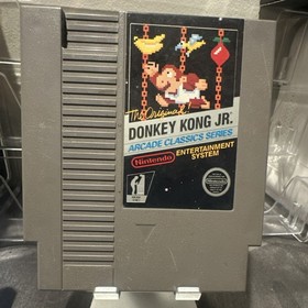 Nintendo Donkey Kong Jr. Arcade Classics Series Platformer NES Cartridge