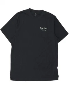 RIP CURL Mens Relaxed Fit Graphic T-Shirt Top XL Navy Blue Cotton DQ66 - Picture 1 of 3