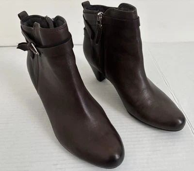 SAM EDELMAN 靴子 尺寸 8.5 棕色皮革 Maddox 踝靴 靴子 - 阅读详情 — 第 1/4 张图片