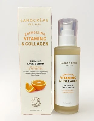 Lanocreme Vitamin C Collagen Priming Face Serum Brightening Refreshing 95ml NEW - Image 1 of 4