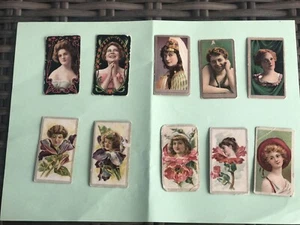 Antique Cigarette Cards - American Tobacco Co -American Beauties, Flower Girls - Picture 1 of 8