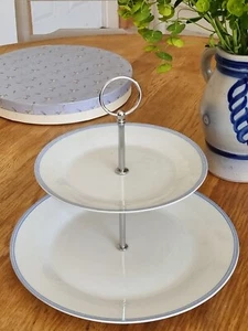 Mary Berry 2 tier cake stand Goose Collection New - Picture 1 of 4