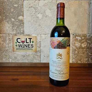 1979 Chateau Mouton Rothschild Bordeaux wine, Pauillac [WS-96pts] - Picture 1 of 2
