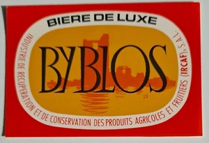 Asia Lebanon Liban Byblos Biere de Luxe - Picture 1 of 1