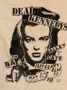 dead kennedys shirt * Y2K Delta * Long Sleeve Medium * Alley Cats Gig - Picture 1 of 7