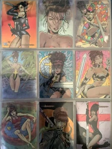 AVENGELYNE SERIES 1 & 2 CARD SET INCOMPLETE+CHASE 1996 MAXIMUM PRESS WILDSTORM - Picture 1 of 4