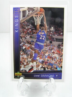 Upper Deck 1993-94 NBA Basketball Card #99 Lionel Simmons Sacramento Kings - Image 1 of 2