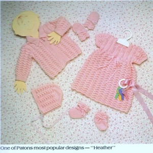 Baby Knitting Crochet Patterns Patons Royal Babies Australia Dresses Sweaters - Picture 1 of 10