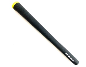 IOMIC Golf Club Grip Negative Ion Standard Size Black with Yellow - Picture 1 of 2