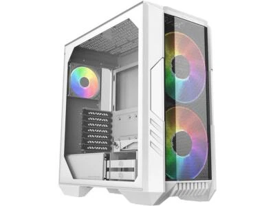 Cooler Master HAF 500 H500-WGNN-S00 White Steel / Plastic / Tempered Glass ATX M - Image 1 of 4