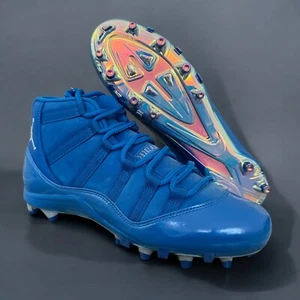 Jordan XI Cleats sz 11.5 Golden Tate Detroit Lions Player Exclusive PE Promo - Picture 1 of 6
