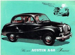 AUSTIN A40 SOMERSET ORIGINAL FACTORY UK SALES BROCHURE - Picture 1 of 1