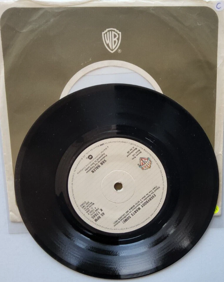 Van Halen And The Cradle Will Rock 1980 single 7" vinyl record in company sleeve - Image 1 of 4