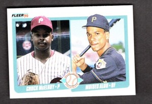 MOISES ALOU - CHUCK McELROY RC PROSPECTS  1990 FLEER #650