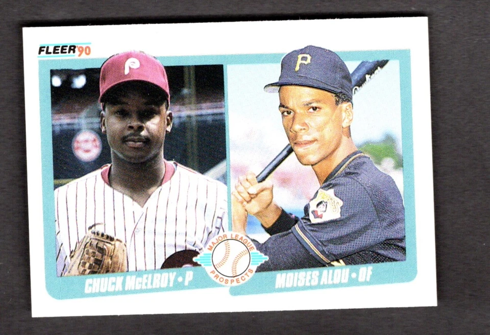 MOISES ALOU - CHUCK McELROY RC PROSPECTS  1990 FLEER #650 - Image 1 of 1