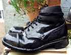 Genuine Vintage 50s Pattern British Army DMS Black Ankle Boots 9 M 273 Commando