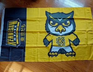 Kennesaw State Kawaii Tokyodachi Yuru-Kyara Flag Scrappy the Owl 3' x 5' Ft - Picture 1 of 5
