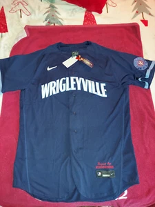 Chicago Cubs Jersey Authentic On-Field City Connect Wrigleyville Nike Size 48 XL - Picture 1 of 11