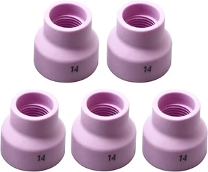 Boquilla de alúmina TIG Champagne R tipo 53NACN 16# 5/8" para SR WP 9 20 17 18 26 3pk - Imagen 1 de 2