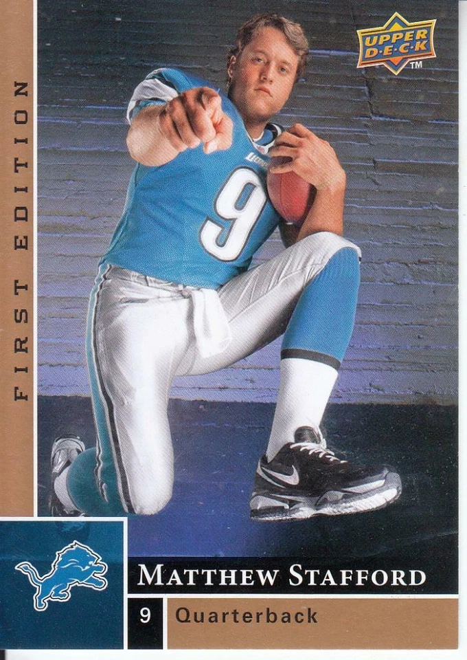 2009 Upper Deck First Edition Matthew Stafford #180 Rookie RC Rams - Image 1 of 1