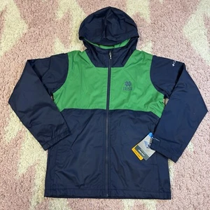 Notre Dame Columbia Jacket Full Zip Youth Size M (8/10) NWT - Picture 1 of 13