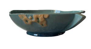 Roseville Art Pottery Wincraft 1948 Blue Mid Century Modern Bowl 226-8 TOP - Bild 1 von 5