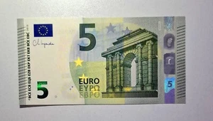 European Union, 5 Euro, 2013, UNC, p26m , Portugal , Serial Number: MA7954343165 - Picture 1 of 2