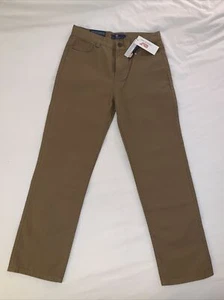 VINEYARD VINES Boys Size 12 Khaki Canvas 5 Pocket Pants Otter - Picture 1 of 5
