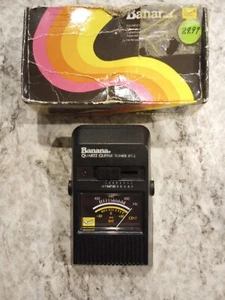 Vintage 1982 Banana Model BT-2 Quartz Guitar Tuner In Original Box Tested Works - Picture 1 of 5