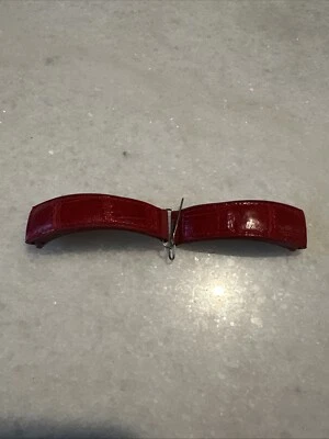 Correa de reloj Corum roja nueva 18 mm Foto 1 de 3