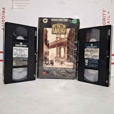 Once Upon A Time In America VHS 1983 Double Clamshell Case Warner Home Video - Image 1 of 4