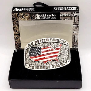 MONTANA SILVERSMITHS No Better Friend No Worse Enemy Attitude Gürtelschnalle - Bild 1 von 14