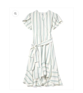 Cabi New NWT Boardwalk Dress #6591 Soft white lt blue XS - XL Was $144 - Picture 1 of 4
