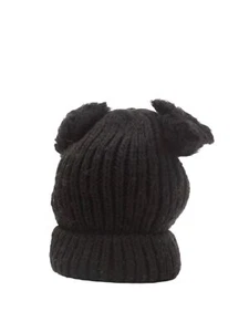 New Look Women's Hat Black Acrylic with Other, Polyester Beanie - Picture 1 of 5