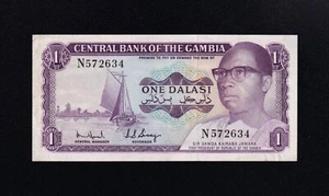 F.C. GAMBIA , 1 DALASI 1971/87 , EBC- ( AXF ) , UN POCO SUCIO , P.4e . - Imagen 1 de 2