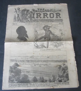 1881 The MIRROR Illustrated Journal - San Francisco PRESIDENT GARFIELD FUNERAL - Picture 1 of 5