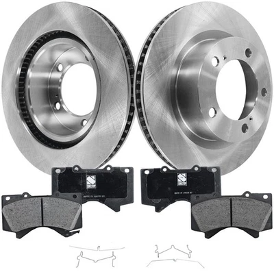 Front Brake Disc Rotors and Pads Kit for Toyota Land Cruiser Lexus LX570 - Image 1 of 4