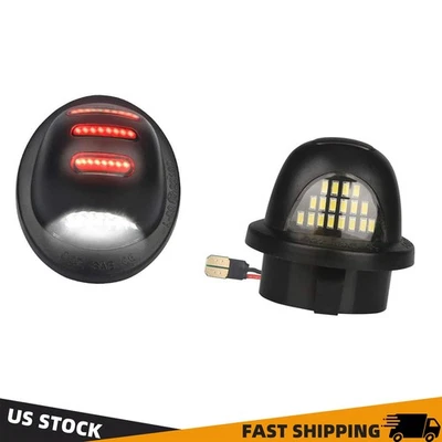 2x For Ford F150 F250 F350 LED License Plate Light Tag Lamp Assembly Replacement Foto 1 de 4