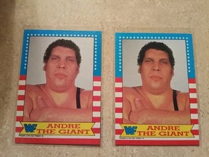 Zwei Andre der Riese 1987 Topps Karten #2 - Bild 1 von 7