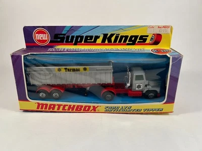 Vintage Matchbox Super Kings K-18 Ford LTS Articulated Tarmac Tipper Unpunched - Image 1 of 4