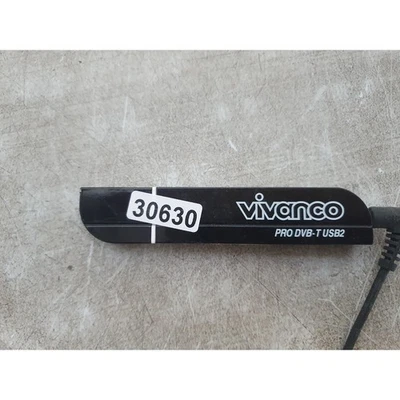 Vivanco Pro DVB-T USB2 Digital TV Tuner Stick Black & White High Speed Portable - Image 1 of 4